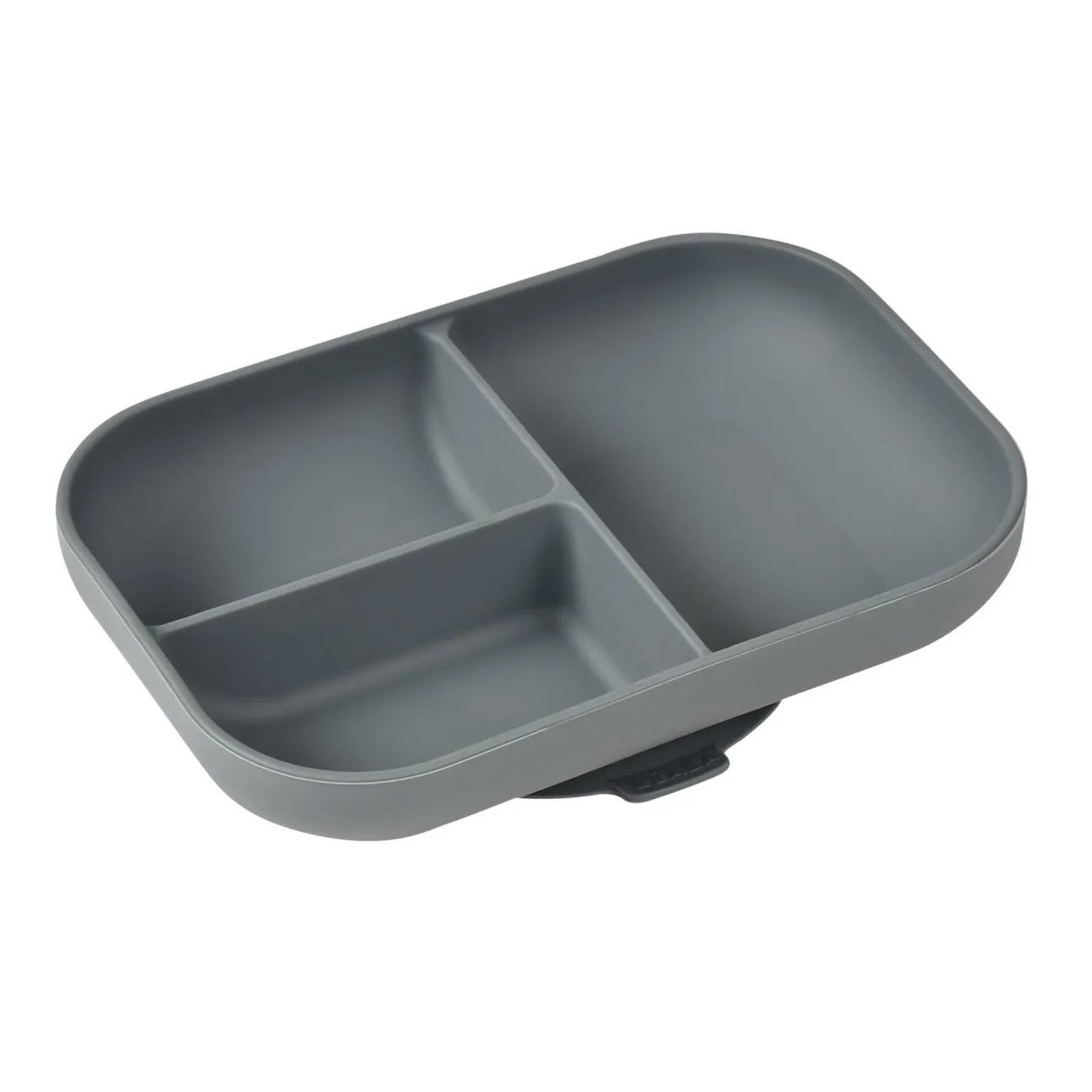 Assiette Compartimentee Silicone Mineral