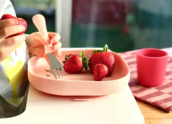 Assiette Silicone Ventouse Light Pink