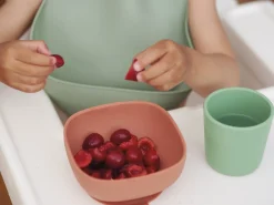 Bavoir Silicone Sage Green