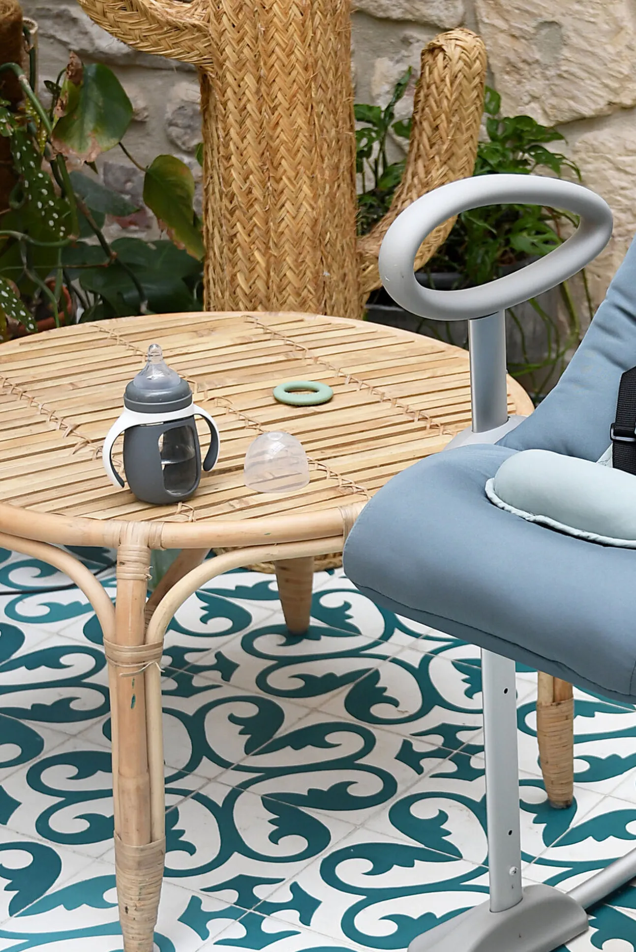 Biberon Verre D'Apprentissage 210 Ml Mineral Grey