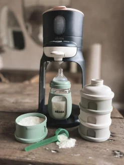 Boite Doseuse 4 Compartiments Cotton / Sage Green