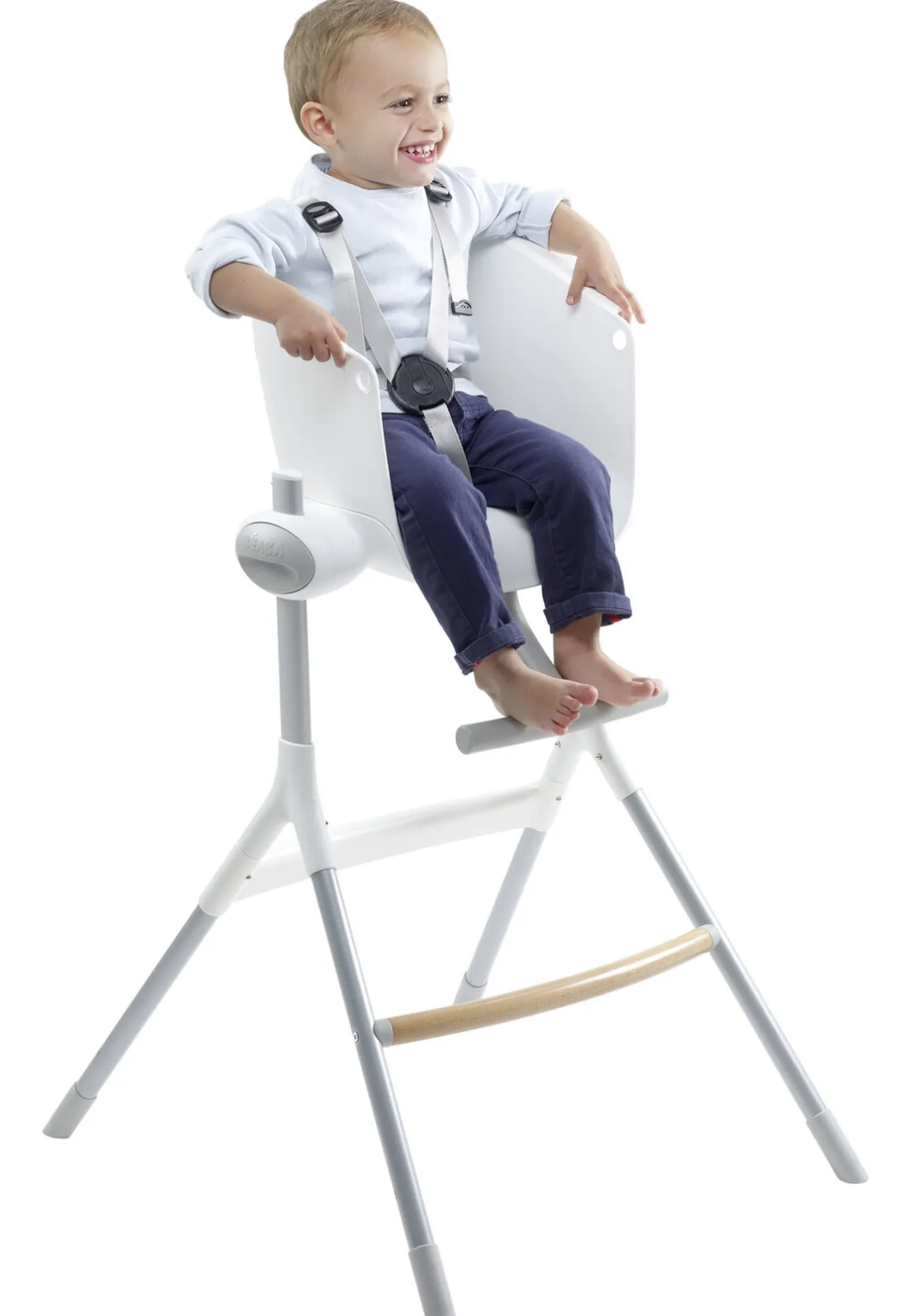 Chaise Haute Evolutive Up & Down White/Grey