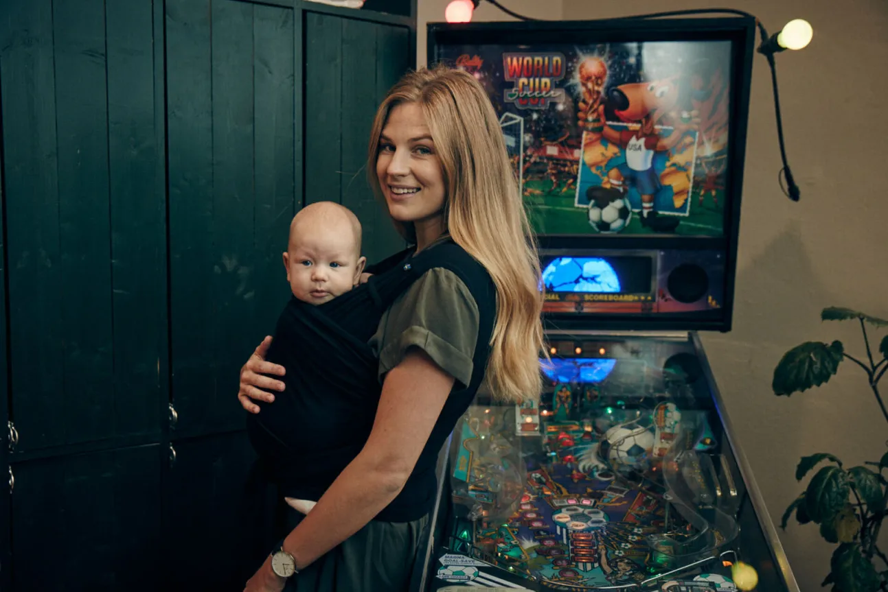 Echarpe De Portage Najell X Beaba Noir L/Xl