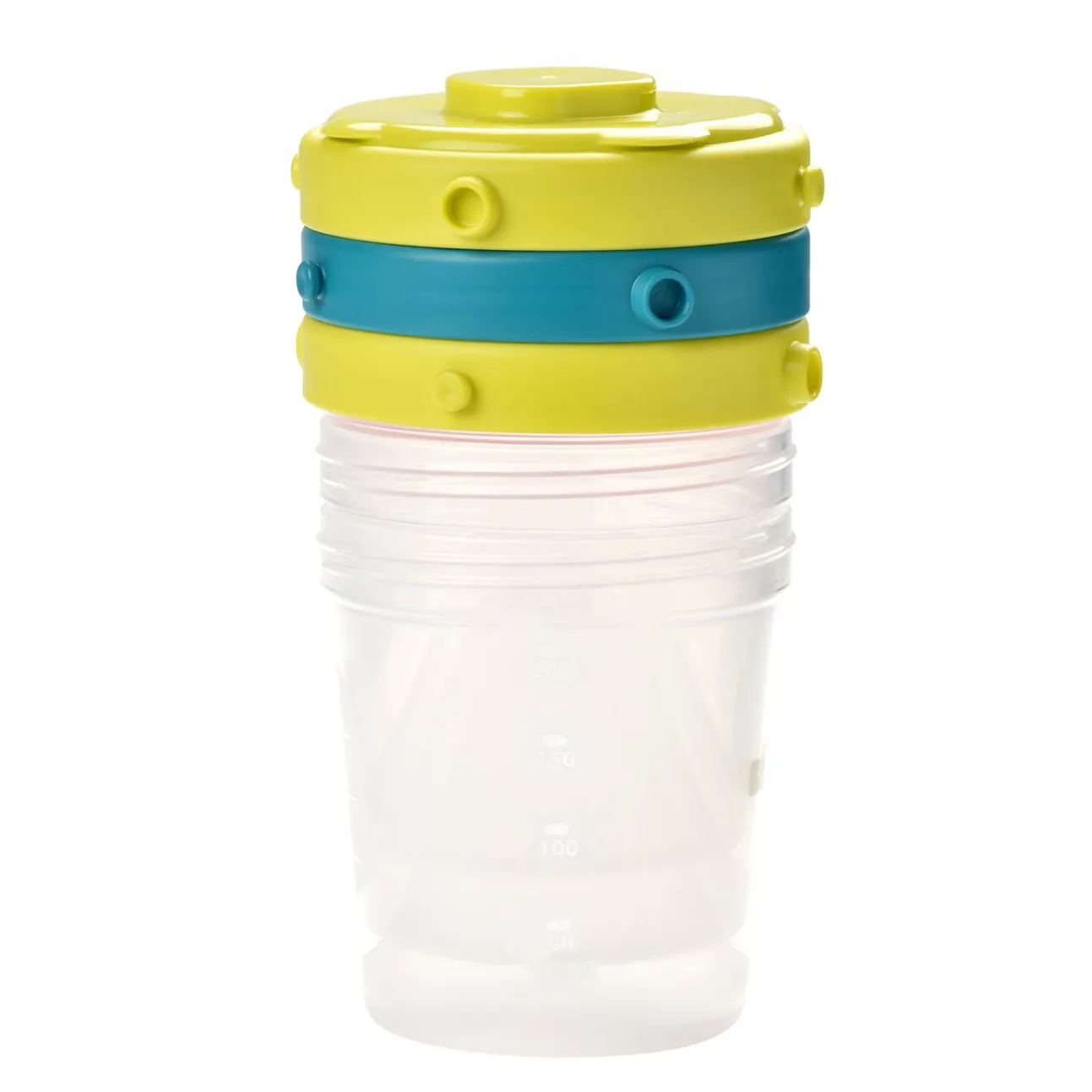 Lot De 6 Portions Clip 2Eme Age 200 Ml Neon