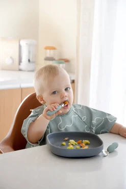 Lot De 2 Pre-Couverts Inox Sage Green