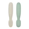 Lot De 2 Pre-Cuillere Silicone Sage Green / Velvet Grey