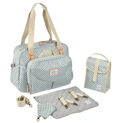 Sac A Langer Geneve Ii Play Print Sage Green