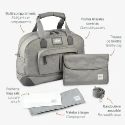 Sac De Voyage Amsterdam Heather Grey