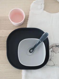 Set Vaisselle Silicone 4 Pieces Night-Blue