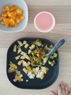 Set Vaisselle Silicone 4 Pieces Night-Blue