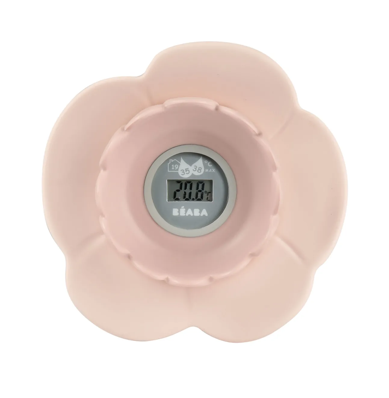 Thermometre De Bain Lotus Old Pink