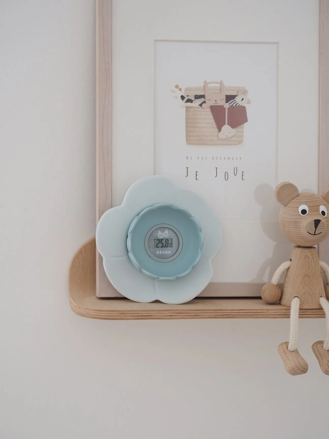 Thermometre De Bain Lotus Green Blue