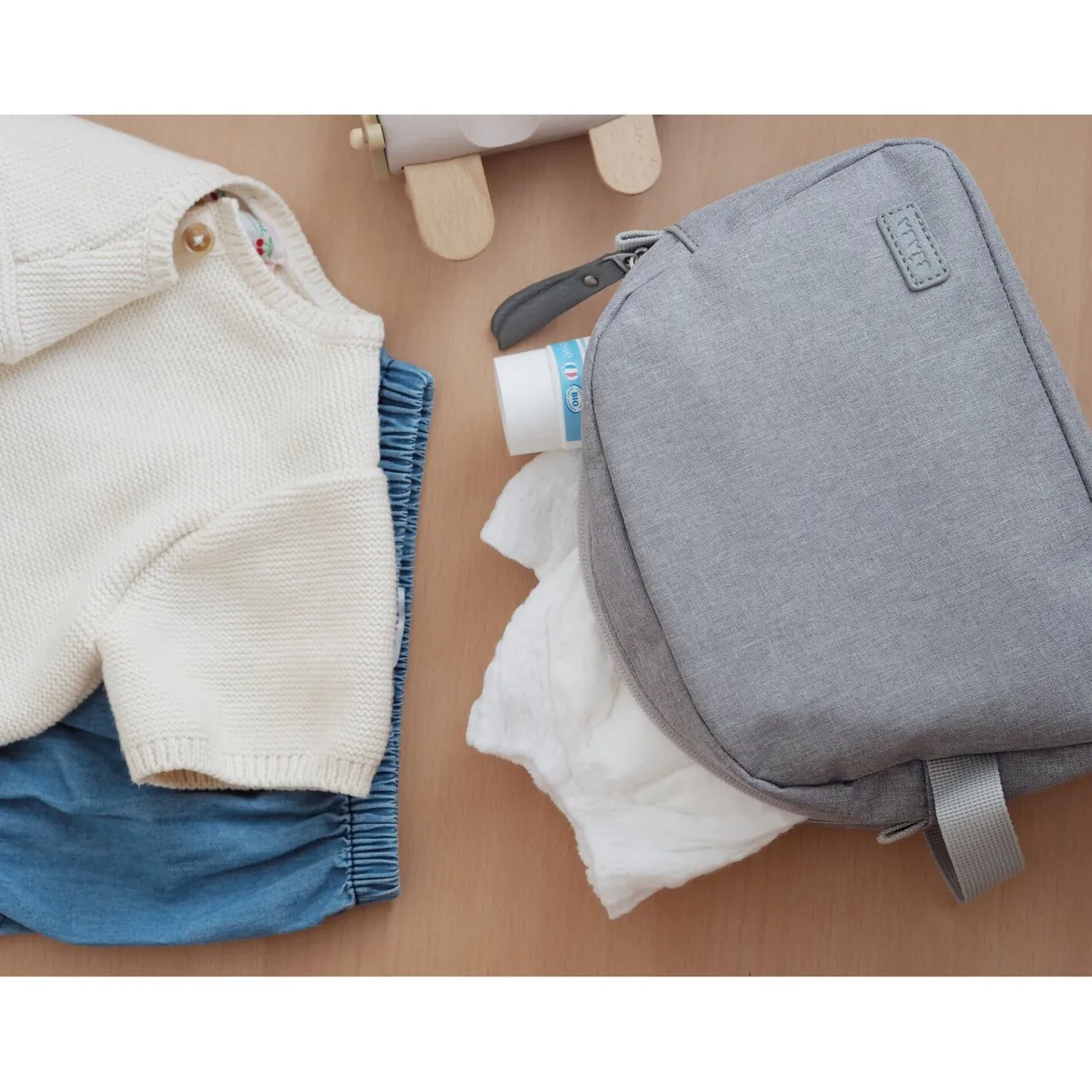 Trousse De Toilette Heather Grey